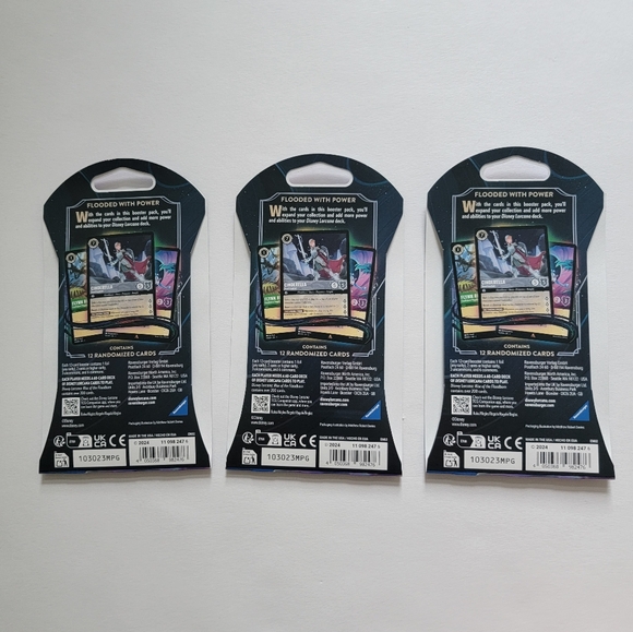 Disney Lorcana Floodborn booster packs, 3 new sealed boosters - Picture 3 of 6